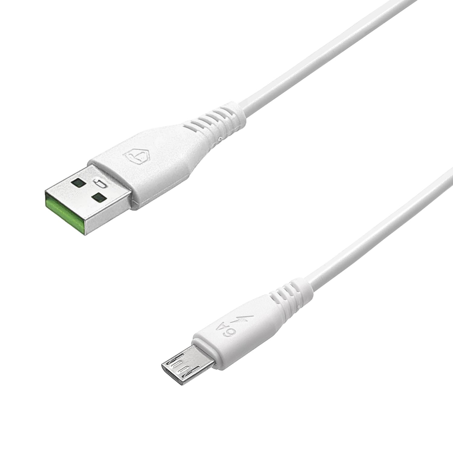 Amazon.co.jp: ICONSHOP 端子が長い microUSBケーブル 約1m 【約8mm