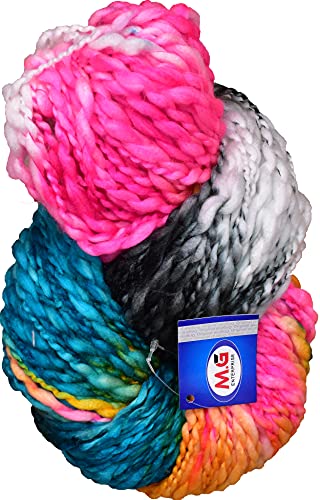 Image of Knitting Yarn Thick Chunky Wool, Sumo CloudBow 300 GMS Best Used with Knitting Needles-RJ Art-HBE