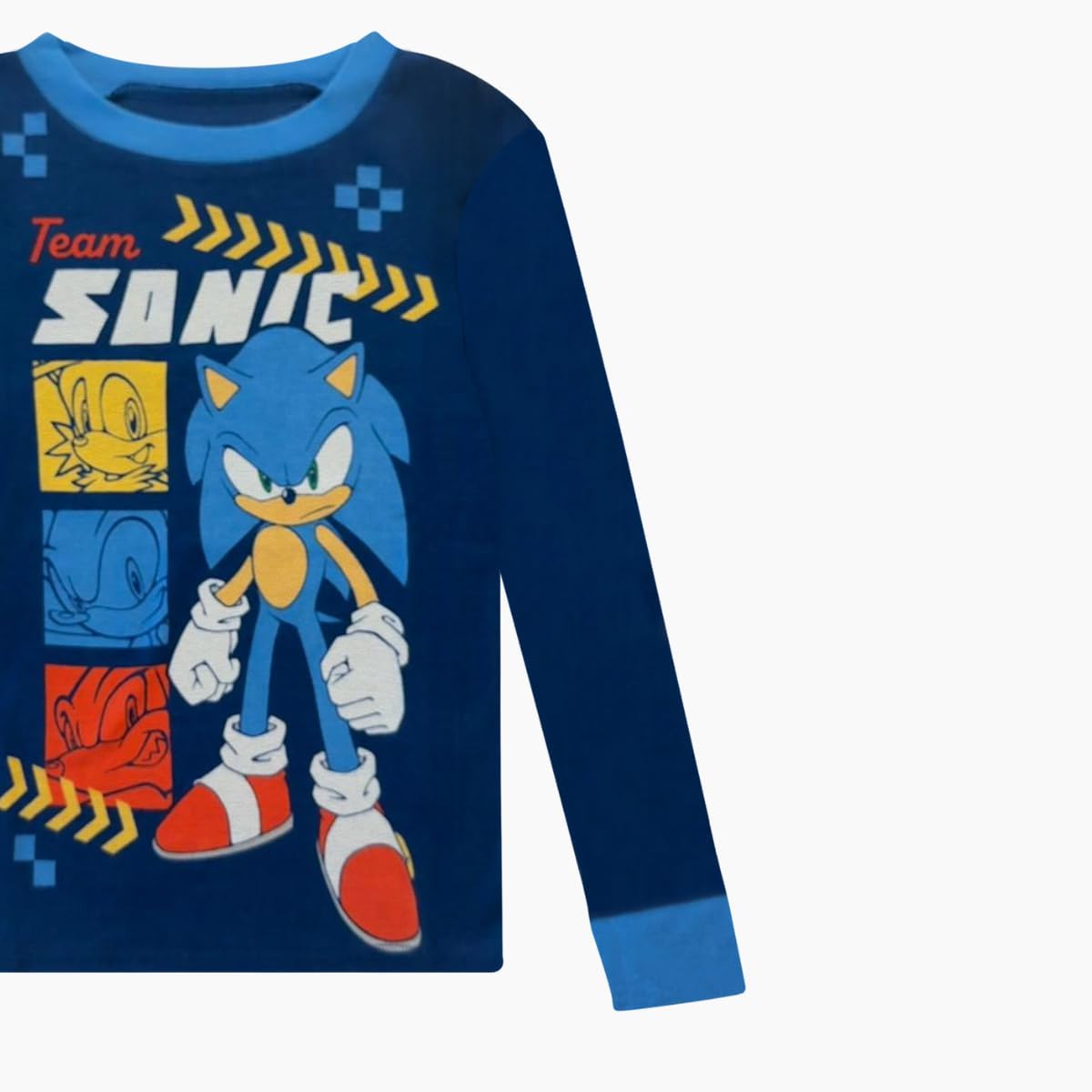 Boys 4 Piece Pajama Set - Cotton Boys PJ Set Long Sleeve Shirt & Pants - Sonic, Mario, Hot Wheels, Pokemon - Image 3