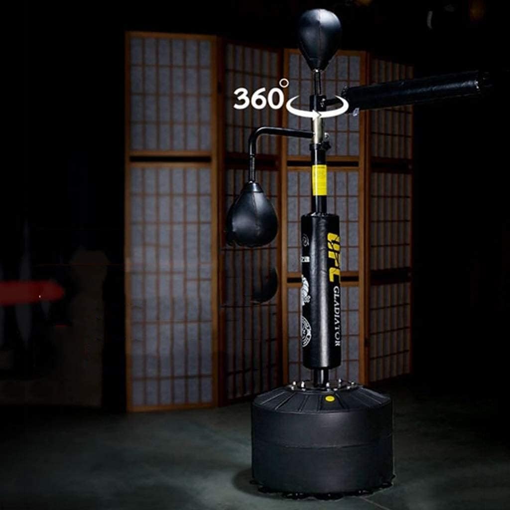 Speed Bags Cobra Bag Domestic Dodge Training Equipment Reflex Ball Cobra Bag Fitness Training Equipment Height Adjustment 135~175cm (Color : Black Size : 50 * 50 * 160cm)