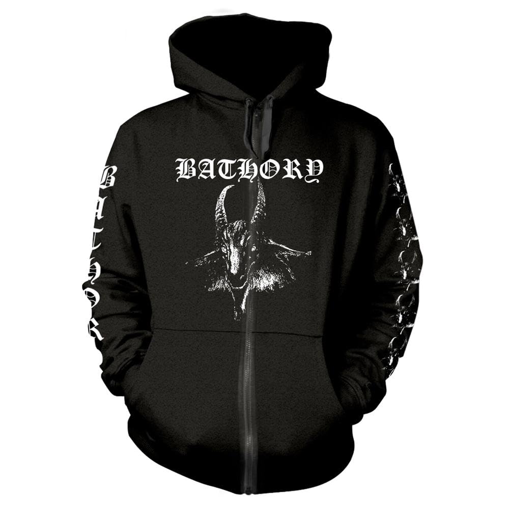 Plastic Head Men's Black Bathory - Goat Shirt Ph5415hswzl Large