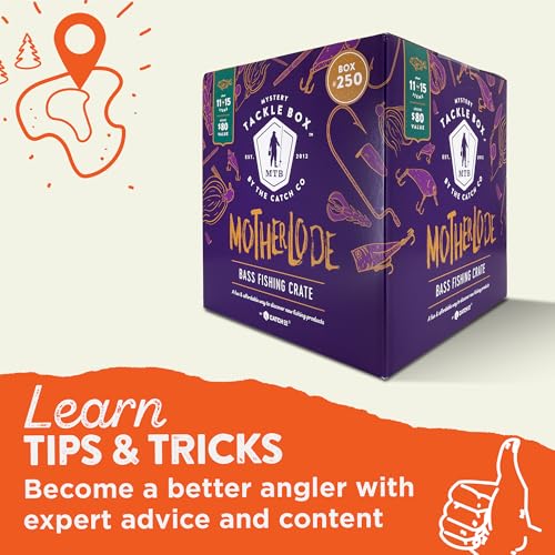 Image of Catch Co Mystery Tackle Box Freshwater Largemouth and Smallmouth Bass Lures Fishing Kit