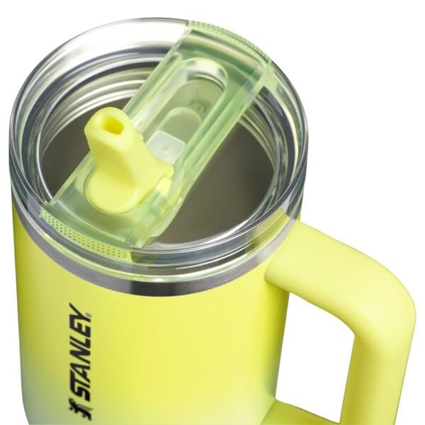Image of STANLEY Quencher ProTour Flip Straw Tumbler with Leakproof Lid 40 oz | Built-In Straw & Handle | Cupholder Compatible for Travel | Insulated Stainless Steel Cup | BPA-Free | Atomic Gradient