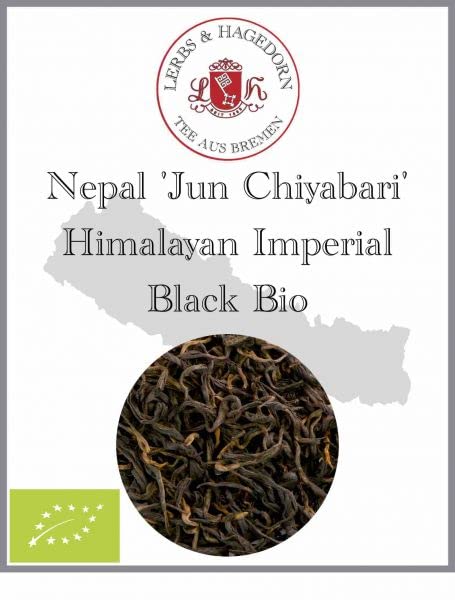 Lerbs & Hagedorn, Nepal Schwarztee Jun Chiyabari - Himalayan Imperial Black Bio | Reichhaltig, Ausgewogen, Aromatisch 1kg Ca. (81 Liter)