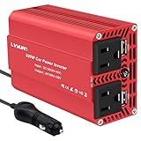 Yinleader 500W Car Power Inverter DC 12V to 110V AC Car Converter with 2 USB Charging Ports, Power...