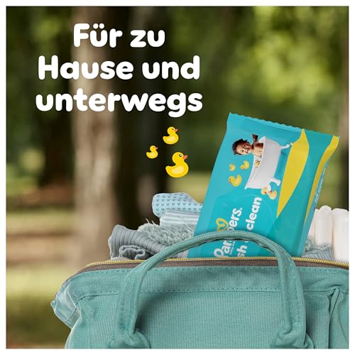 Pampers Fresh Clean Feuchttücher, 1600 Baby Feuchttücher – Ansicht 6