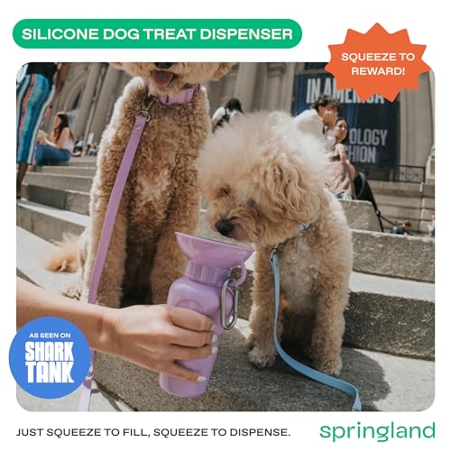 Springer Dog Water Bottle | Portable Travel Drinking Feeder 
