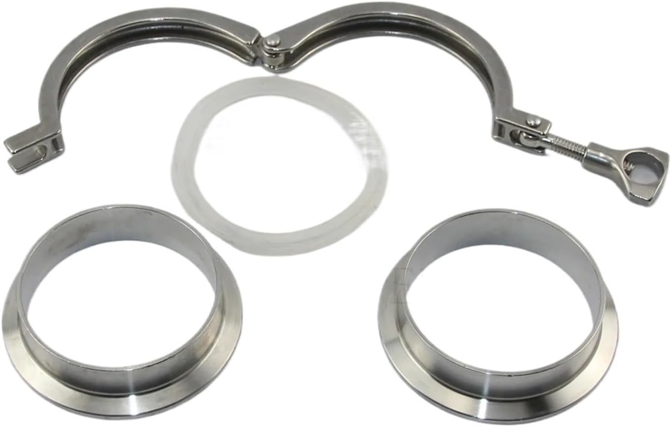 159mm x F 183mm SS304 トリランプ フランジ パイプ 溶接フェルール + トライクランプ + PTFE またはシ