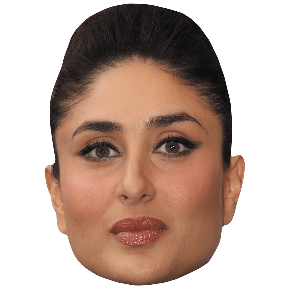 Kareena Kapoor (Lipstick) Celebrity Mask, Flat Card Face, Fancy Dress Mask