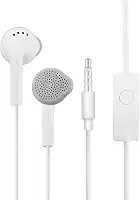 Fone de Ouvido para Celular Atende Ligação Xiaomi Samsung Motorola LG Branco/Preto