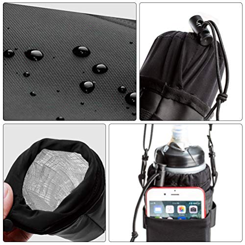 Bolsa para guidão BESPORTBLE, bolsa para garrafa com isolamento térmico, bolsa para bebidas, copo re