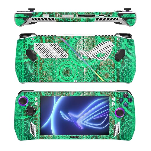 Image of MightySkins Carbon Fiber Skin Compatible with Asus ROG Ally - Vintage Paisley | Protective, Durable Textured Carbon Fiber Finish | Easy to Apply