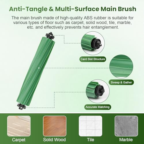 Image of 13 Pcs Replacement Parts Compatible with iRobot Roomba 205 DustCompactor Vac Robot Vacuum, Accessories Kit include 2 Main Brushes, 4 Filters, 6 Side Brushes, 1 Cleaning Tool