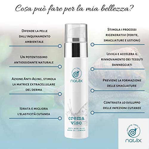 NATLIX 100%MADE IN ITALY CREMA VISO 50ml anti-age