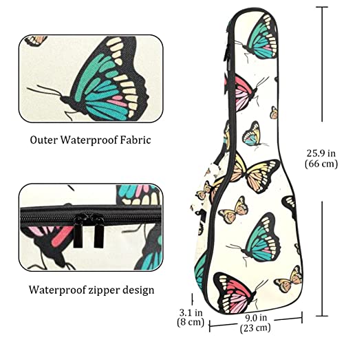 Housse pour ukulélé avec motif papillons de 10 mm d’épaisseur et rembourrage en éponge de 53,3 cm avec sangles réglables… - Les Beatles, Paul McCartney, John Lennon, RIngo Starr, George Harrison Housse pour ukulélé avec motif papillons de 10 mm d'épaisseur et rembourrage en éponge de 53,3 cm avec sangles réglables… – Image 5