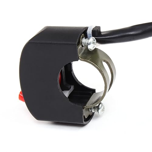 Miniatura 4 de ANKIA - Interruptor de palanca para manillar de motocicleta, interruptor de botón para motocicleta, ATV, motocicleta, motocicleta, bocina, señal de