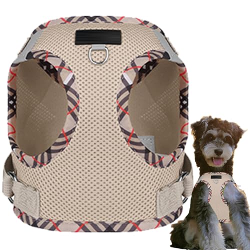 Arnés para perros - Arnés reflectante suave ajustable y transpirable - Chaleco reflectante ajustable | Transpirable para cachorros perros pequeños para pasear entrenamiento senderismo caza