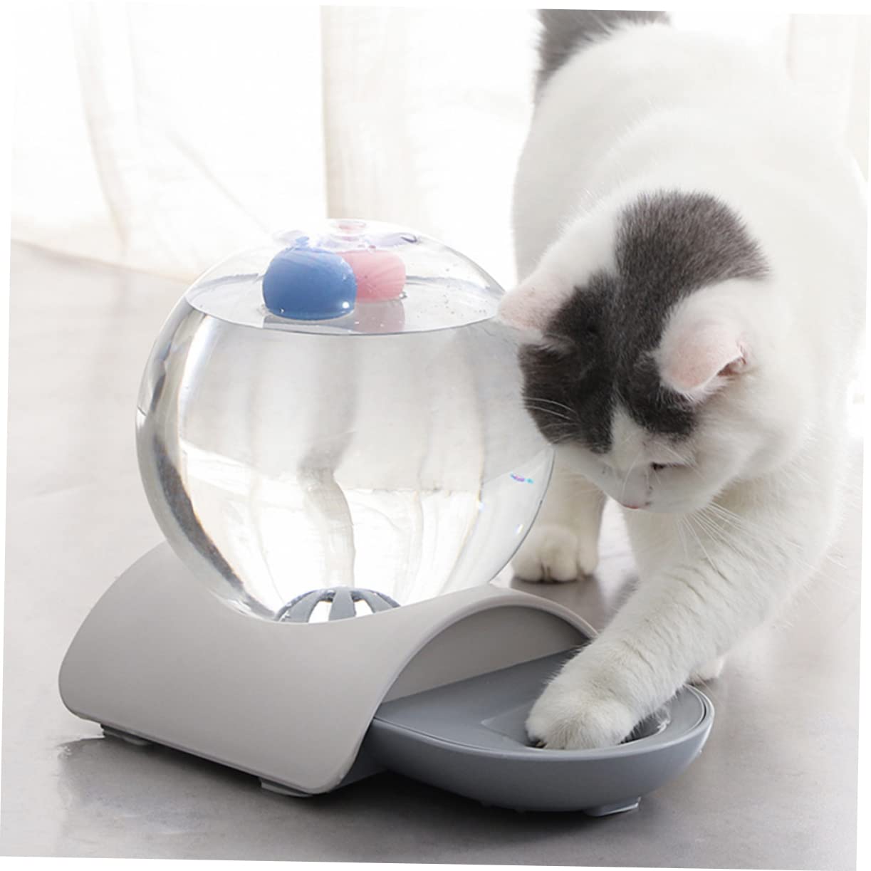 Bebedero Automático 2.8 litros para Mascotas de Gran Capacidad Diseño Desmontable y Material Abs para Gatos y Perros en Tiendas de Mascotas y Exteriores