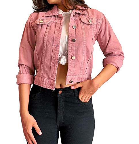 Sleeves Comfort Fit Regular Peach Denim 