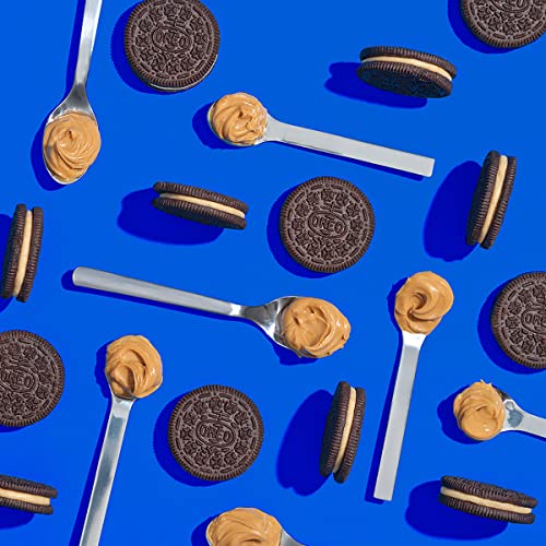 Image of OREO Peanut Butter Creme Chocolate Sandwich Cookies, Family Size, 17 oz (Pack of 3)