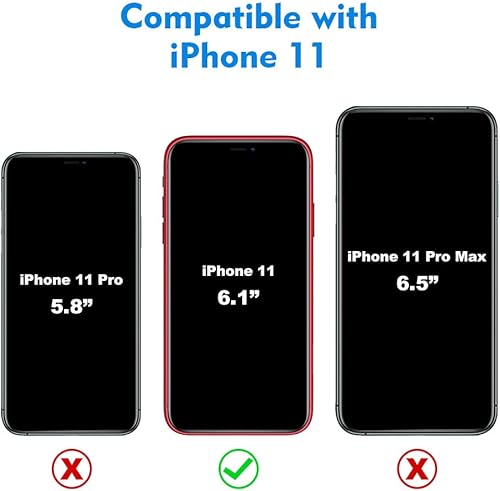 Miniatura 2 de CellEver - Fundas para iPhone 11 (2 protectores de pantalla de cristal incluidos)