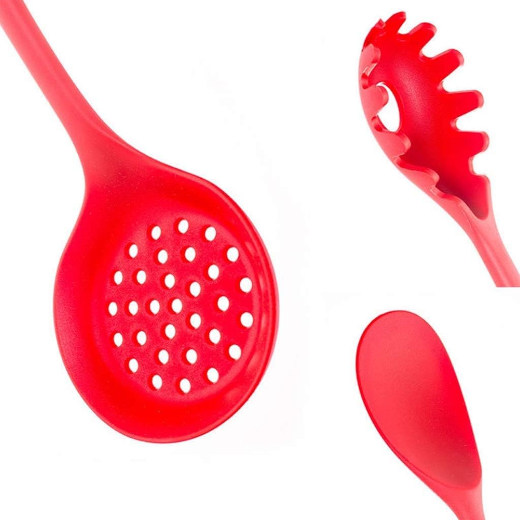 Utensilien-Set, Chef Küchenutensilien, 7-teiliges Kochutensilien-Set, antihaftbeschichtet, hitzebeständig, BPA-freies Silikon, Kochutensilien, Schneebesen, Küchenutensilien-Set(Black)