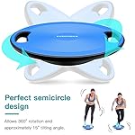 EVERYMILE Wobble Balance Board, Exercise Balance Stability Trainer Portable Balance Board with Handle for Workout Core Trainer Physical Therapy & Gym No-Skid Surface - Image 3