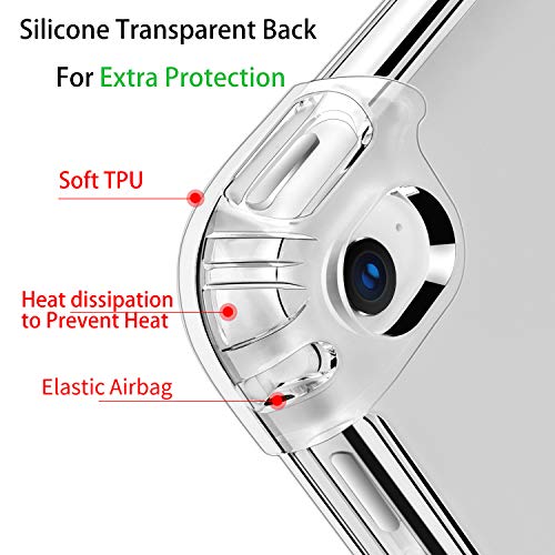 Image of DuraSafe Cases for iPad PRO 10.5 Inch 2017 Air 10.5 3rd Generation 2019 [ Air 3 ] A1701 A2152 A2123 MQF12HN /A MQEY2HN /A MQF22HN /A Slim Cover with AirCushion Corner for Extra Shock Protection - Red