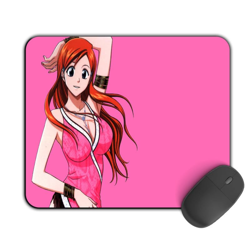 Image of Printed Designer Mouse Pad Orihime Inoue (200MM X 240 X 3MM) Enhance Gaming and Work Performance Comfortable and Precise Non-Slip Water Proof Bleach Mouse Pad.