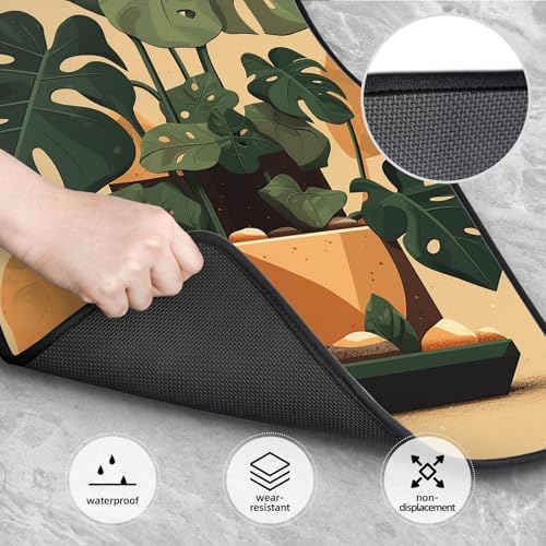Tapis de sol de voiture SUV camionnette toutes saisons Monstera