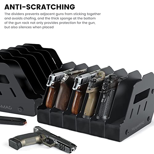 Mytypemag Gun Rack For 6 Handguns thumb #6