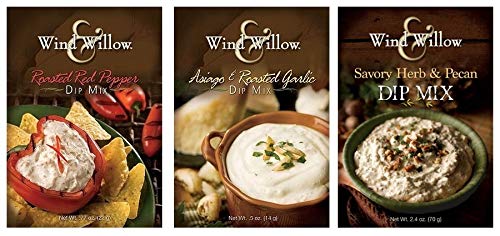 Amazon.com : Wind &amp; Willow Dip Mix Variety Pack - Asiago &amp; Roasted ...
