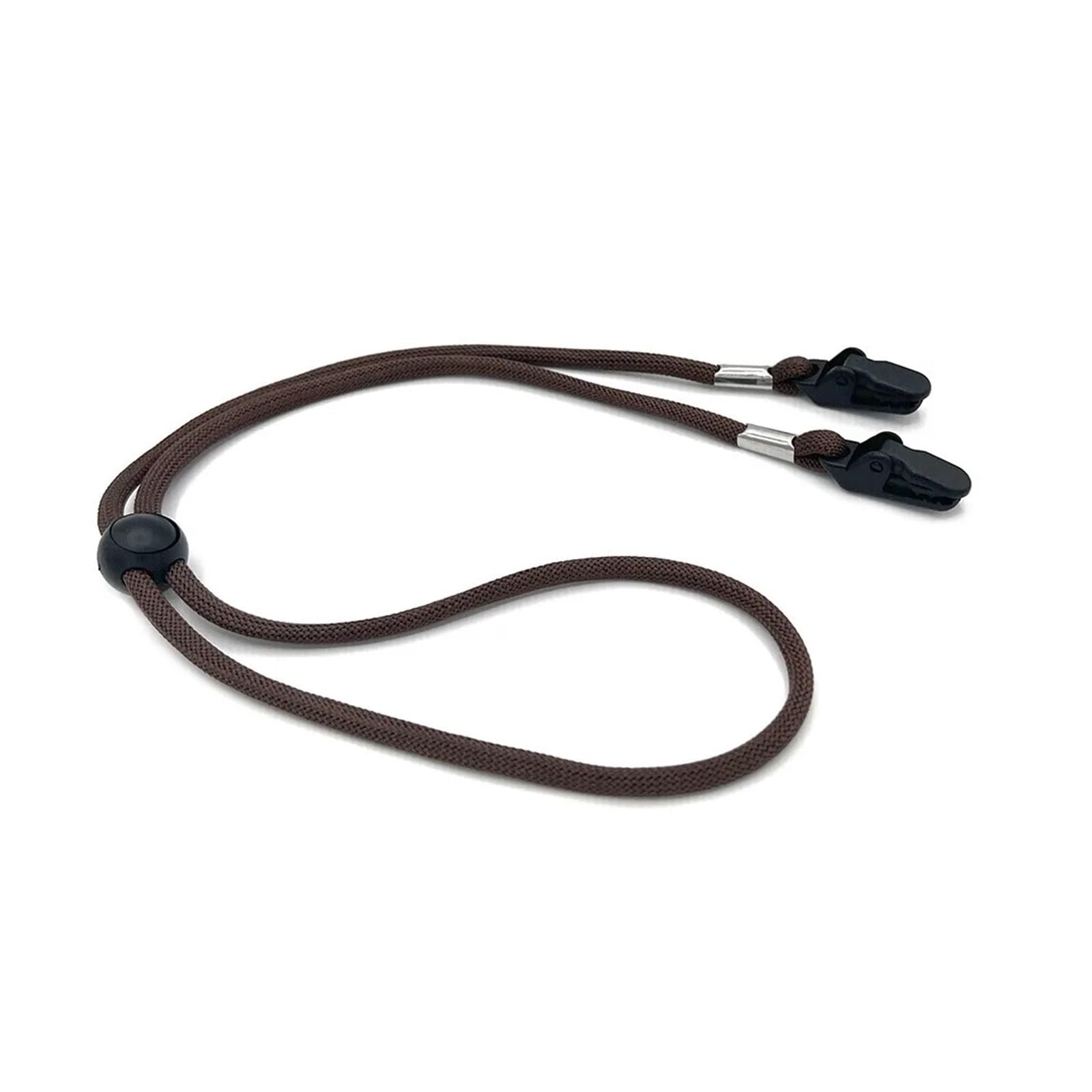 Lyhydma Coffee Drawstring Cord 1Pc Hat Retainer Chin Cord Boating Riding Windproof Strap Clips For Wind Diy Apparel Sewing Supplies(Coffee)