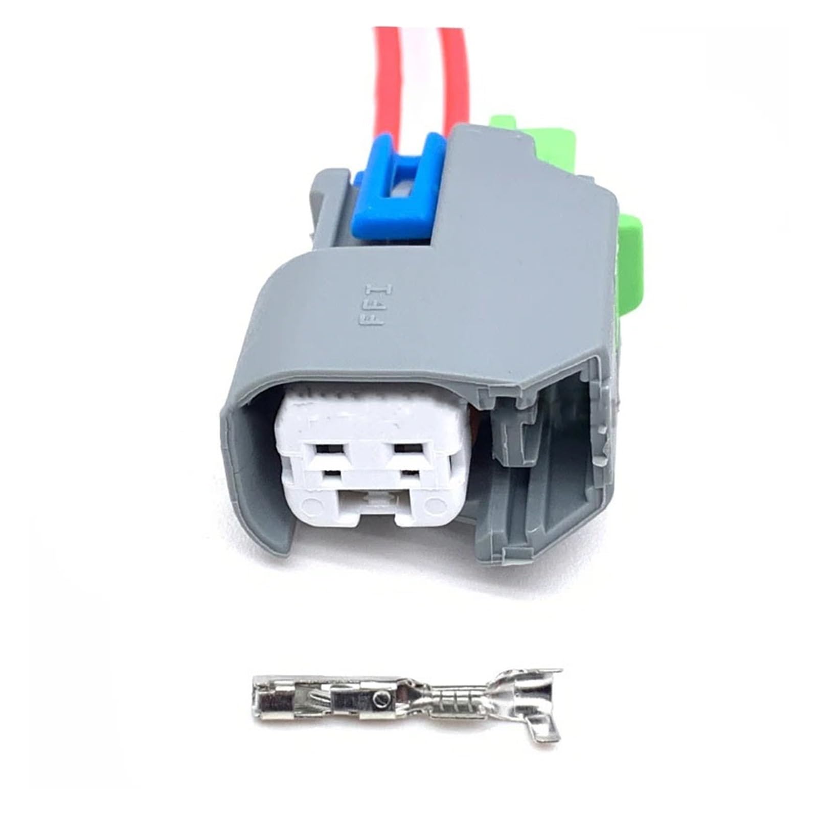 2-pinowy 15423278 Auto EV6 wtryskiwacz paliwa, wodoodporne żeńskie złącze elektryczne, wiązka przewodów z kablem 18AWG 15419715, rozmiar: 10 szt