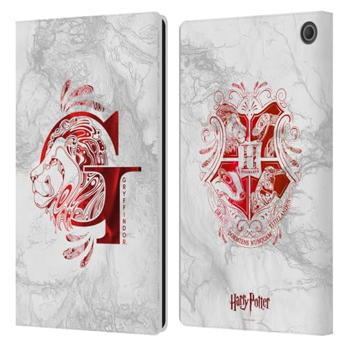 Étui portefeuille Harry Potter Gryffindor en cuir avec protection intégrale pour Fire Max 11 2023