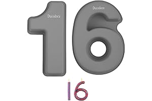 Silicone Number Cake Mold Set 1&6