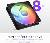 NZXT F120 RGB Core 120mm PWM Single Fan Black - 2