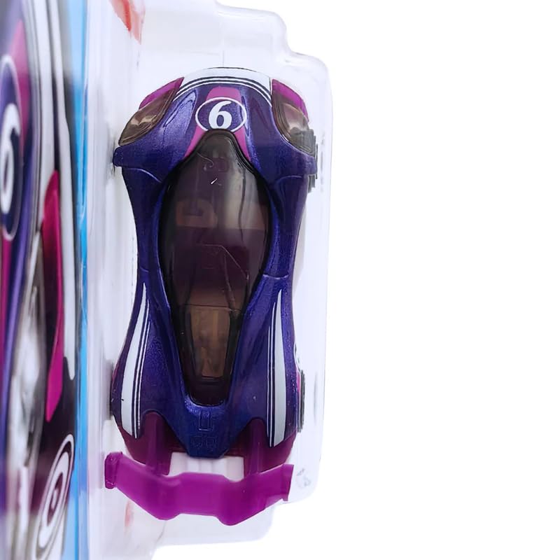 Image of Hot Wheels Let'S Race Netflix Celero Gt Quarter Mile Heroes For Ages 3 And Up (Pruple), Purple