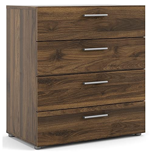 Home Square 2 Piece Set With 8 Drawer Dresser And 4 Drawer Chest In Walnut #TOP1