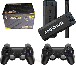 Game Stick Retro GD20 AMPOWN 128GB 50 Mil Jogos 2 Controles Sem Fio