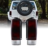 USR DEPO 97-01 Cherokee Dark Cherry Red Smoke Rear Tail Lights (Left + Right) Compatible with 1997-2001 Jeep Cherokee XJ Chassis (Dark Cherry Red Lens, Plug and Play, 2 PC Set)