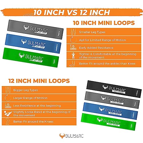 Image of Resistance Bands Mini Loop Exercise Bands Sliding Discs 70+ Exercises eBook Heavy Fitness Workout Men Women Toning Booty Hips Glutes Thighs