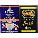 Alto Grande Caracolillo & Yaucono Dark Roast Coffee Capsules, Variety Pack, 36 Ct, Nespresso Original Line Compatible, Puerto Rico Single Serve Espresso