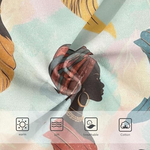 Cotton Toddlers Underwear Floral Stylized African Women Panties Little Girl Personalized Underpants Briefs 2t3