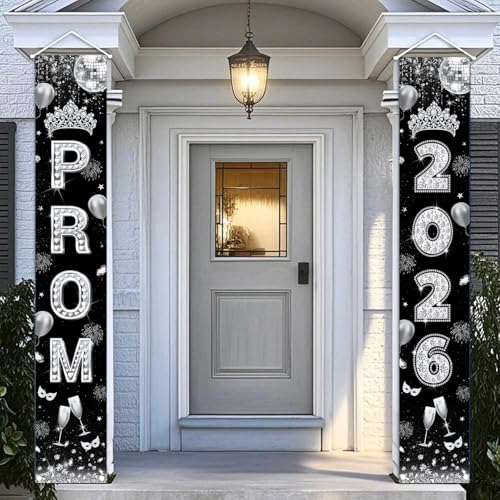 AIBIIN Class of 2026 ���ƃv���� �|�[�`�o�i�[ �u���b�N �V���o�[ �X�p�[�N�� �v���� 2026 �|�[�`�T�C�� ���ƃp�[�e�B�[ �G���g�����X �f�R���[�V���� �V�j�A �i�C�g �ʐ^ �w�i