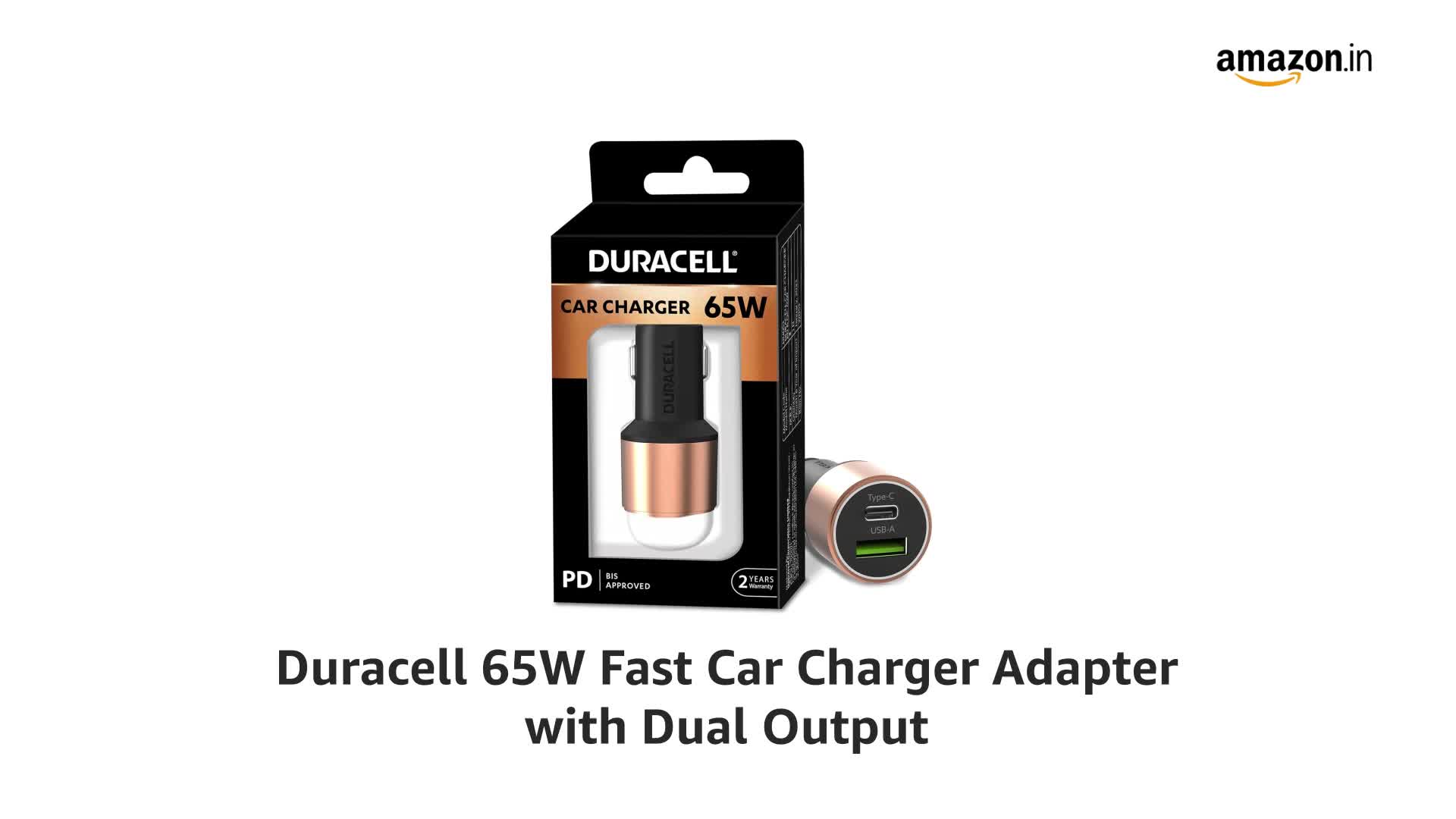 duracell cell phone car charger