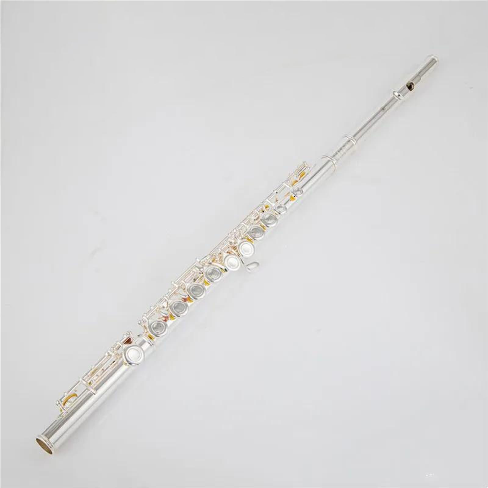 Instrumento De Flauta De Tono C Con Agujero Abierto, 17 Teclas, Chapado En Plata De Cuproníquel, Con Mecanismo E Flauta Travesera para Principiantes
