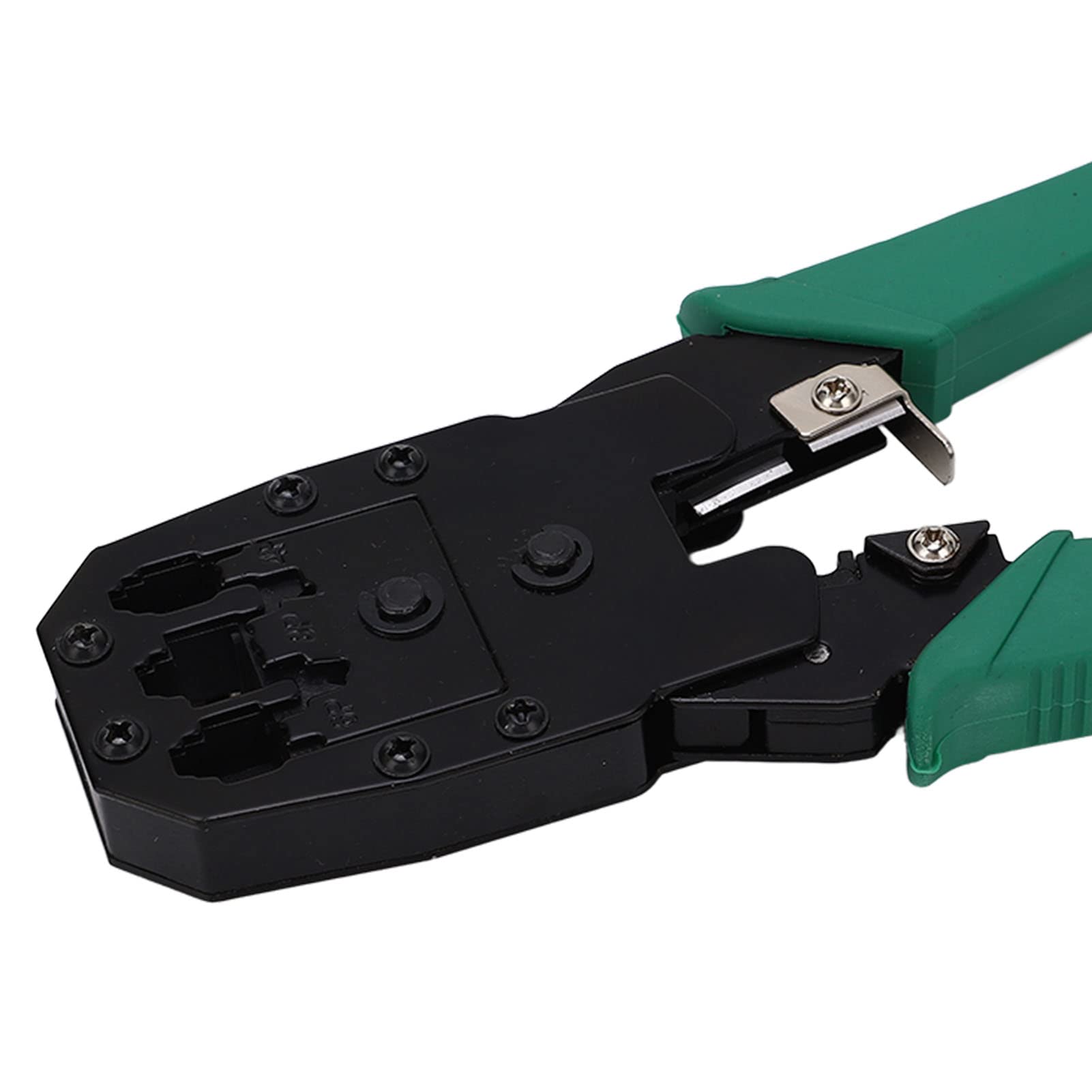 PolyGen Network Tool Kit Professionale 5 in 1 con crimpatrice per cavi Ethernet per RJ45 / RJ11 / Cat5 / Cat5e / Cat6, include tester per cavi di rete per cablaggio