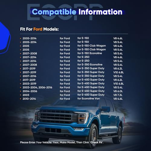 Image of ECCPP AC Compressor 2007-2013 for Ford E-150 E-250 E-350 4.6L 5.4L | 2007-2009 for Ford Mustang V8 4.6L Fast Cooling AC Compressor with Clutch
