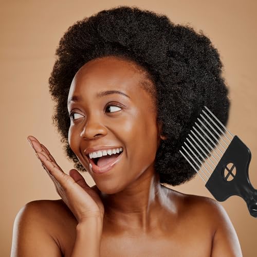 Peine Afro de Metal para Cabello Rizado 22.1x7.1 cm miniatura 2